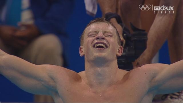 Natation - Finale 100m brasse messieurs. Le Britannique Adam Peaty s’arroge l’or en étant le premier nageur en moins de 58 secondes sur la distance (57’’13)!