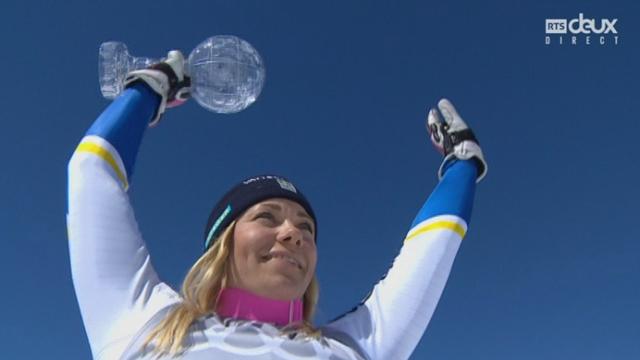 2 Slalom dames : à 31ans, la Suédoise Frida Hansdotter remporte son premier Globe !