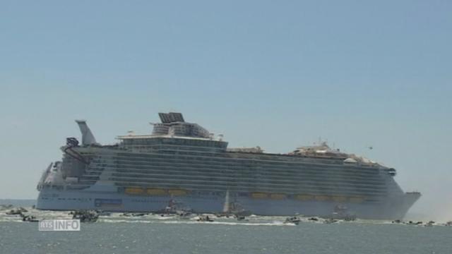 Le plus gros paquebot du monde a quitté le port de Saint-Nazaire