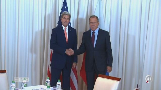 Syrie: les chefs de la diplomatie russe et américaine se rencontrent