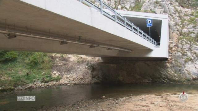 JU: la route cantonale entre Moutier et Delémont a rouvert après plus d'un an de travaux
