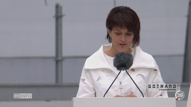 L’inauguration du tunnel du Gothard a été une journée forte symboliquement