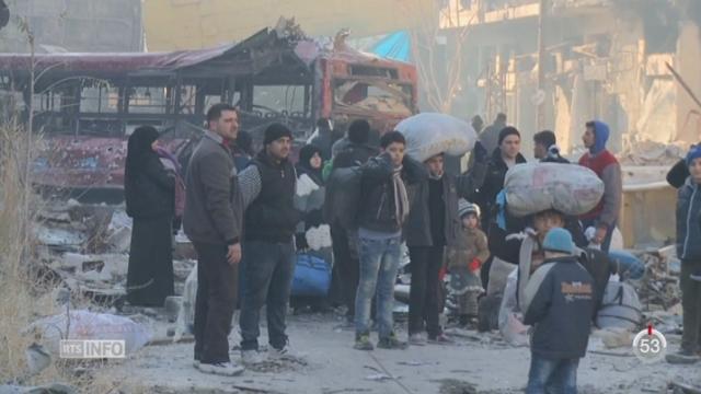 Les opérations d’évacuations ont débuté à Alep