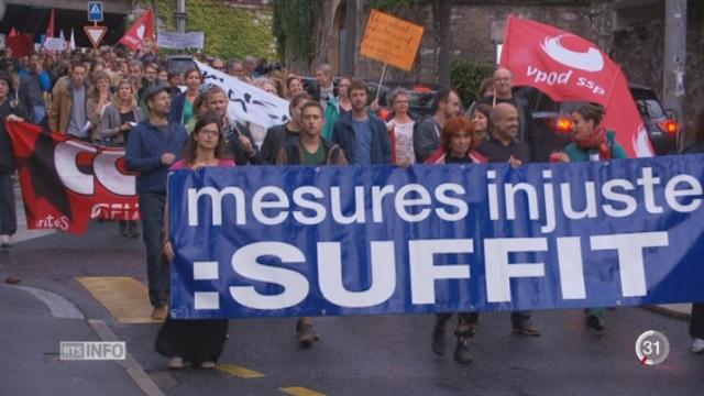 Les fonctionnaires neuchâtelois manifestent