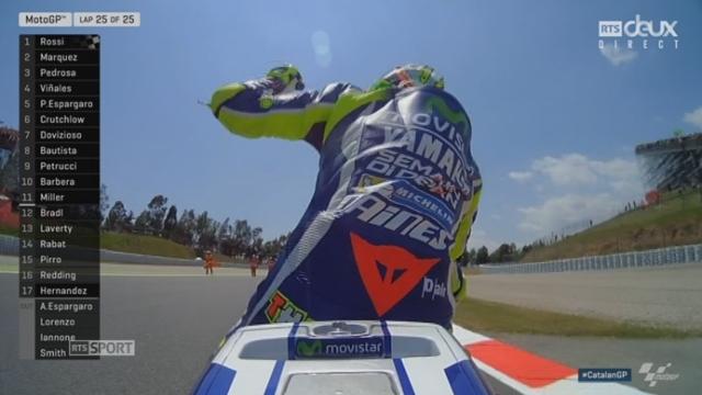 motoGP: Valentino Rossi (ESP) remporte le Grand Prix de Catalogne devant Marc Marquez (ESP) 2e et Daniel Pedrosa (ESP) 3e