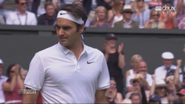 1-4 de finales messieurs, Federer-Cilic (6-7, 4-6, 6-3, 7-6): un tie-break ultra tendu qui est finalement remporté 11-9 par Federer