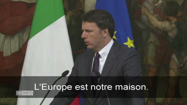 Matteo Renzi: "Il faut restructurer la maison Europe"