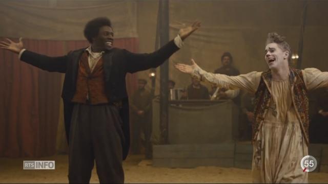 Omar Sy incarne "Chocolat", le premier clown noir célèbre en France, dans le film de Roschdy Zem