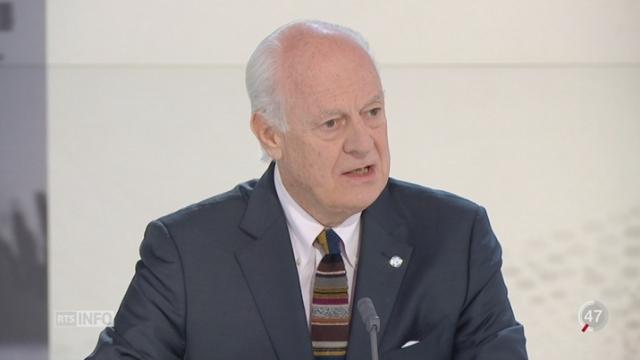 Syrie - Trève: entretien avec Staffan de Mistura, envoyé spécial de l'ONU en Syrie