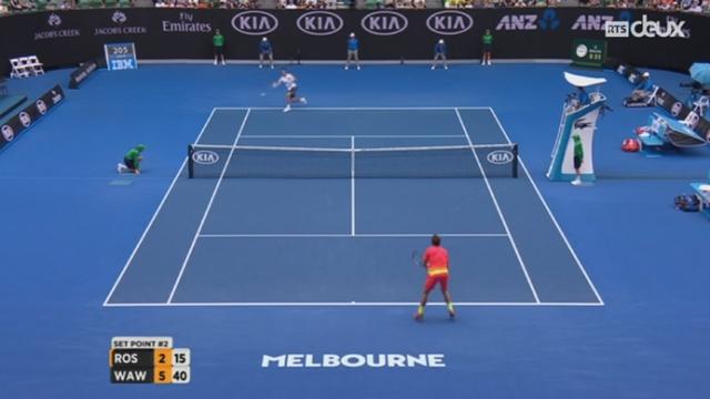 Tennis - Open d’Australie: Wawrinka s’impose face à Rosol et se qualifie pour les 8es