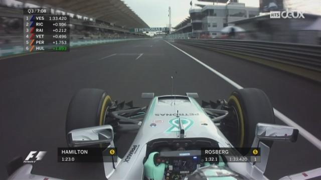 Formule 1 - GP de Malaisie: Lewis Hamilton partira de la pole position