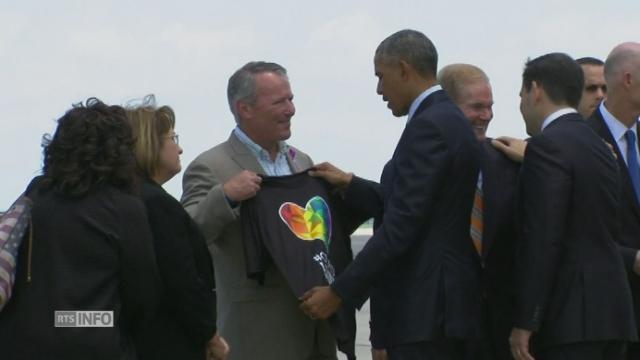 Barack Obama au chevet des survivants de la tuerie d'Orlando