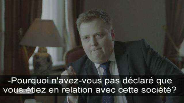 Le Premier ministre islandais arrête une interview après des questions sur sa société offshore