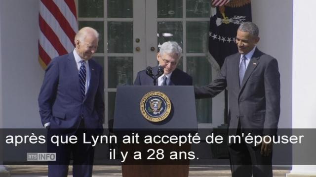 Merrick Garland ému aux larmes après sa nomination à la Cour suprême américaine