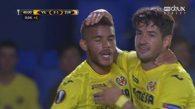 Gr. L, Villareal - FC Zurich (2-1): superbe jeu à une touche conclut par Dos Santos qui donne l'avantage à VIllareal