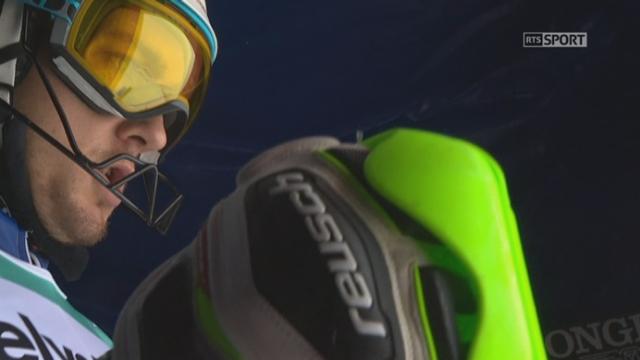 Slalom messieurs, 1re manche: Luca Aerni (SUI)