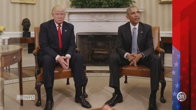 USA: Donald Trump a rencontré Barack Obama à la Maison-Blanche