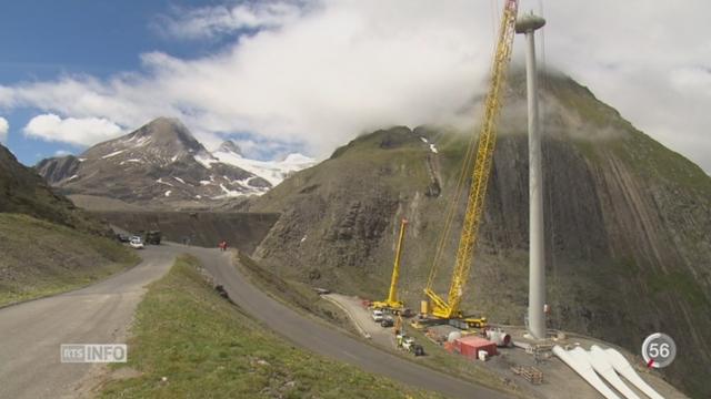 Le parc éolien le plus haut d’Europe est en train de naître en Suisse