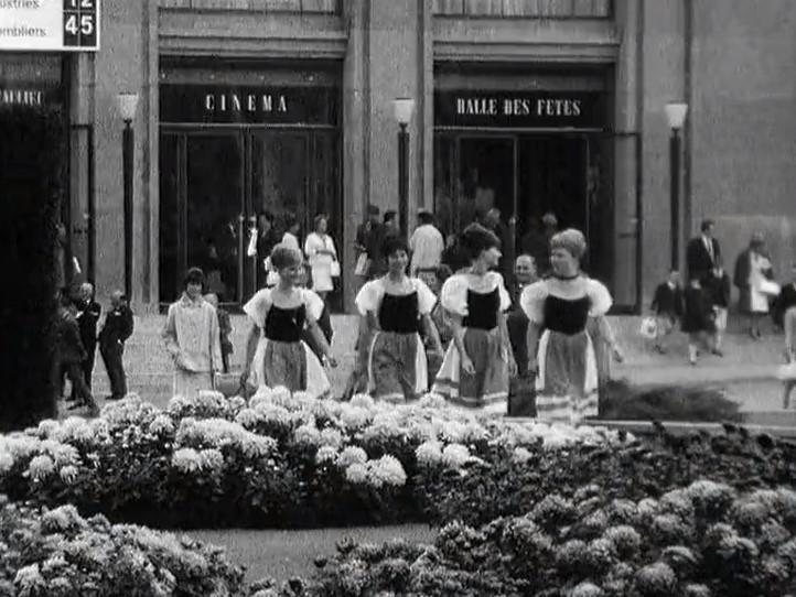 Le Comptoir suisse au Palais de Beaulieu à Lausanne en 1963. [RTS]