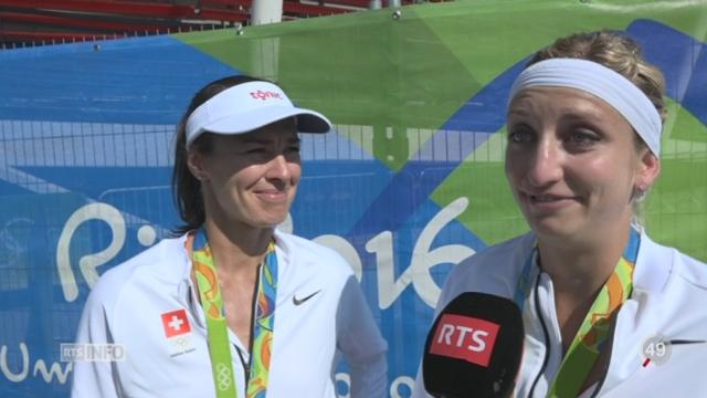 Rio 2016 - Tennis: la réaction de Timea Bacsinszky