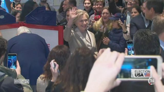 Présidentielle américaine: Hillary Clinton a mené sa campagne jusqu'au dernières heures