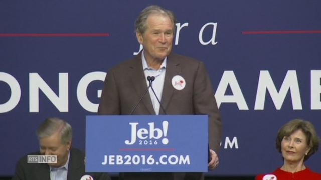 George W. Bush soutient son frère en campagne