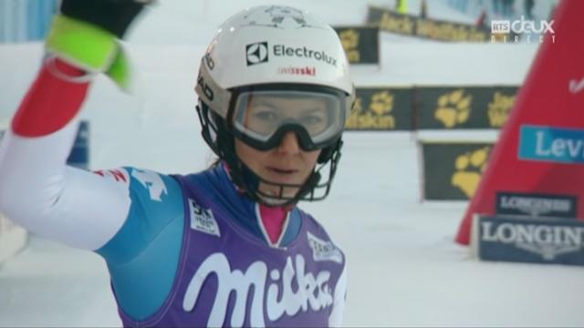 Slalom dames Levi (FIN): la 1re manche de Wendy Holdener (SUI)