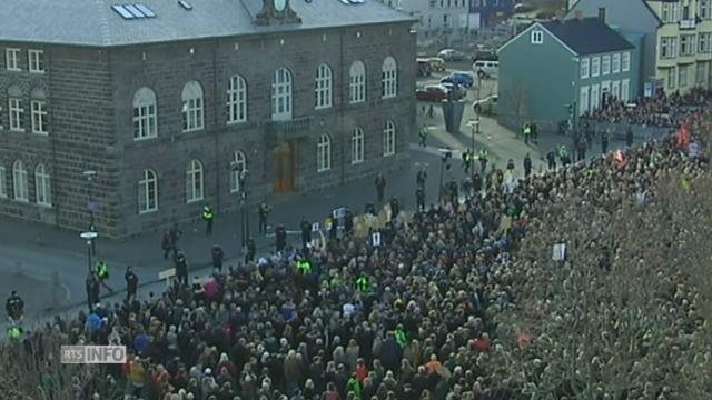 Manifestation en Islande pour demander la démission du Premier ministre