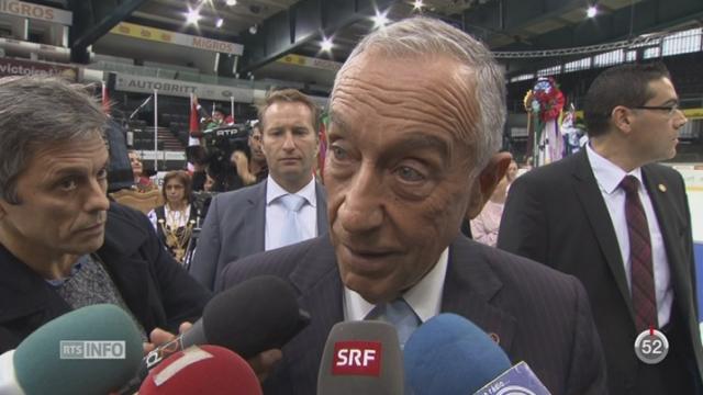 Le président portugais est en visite en Suisse