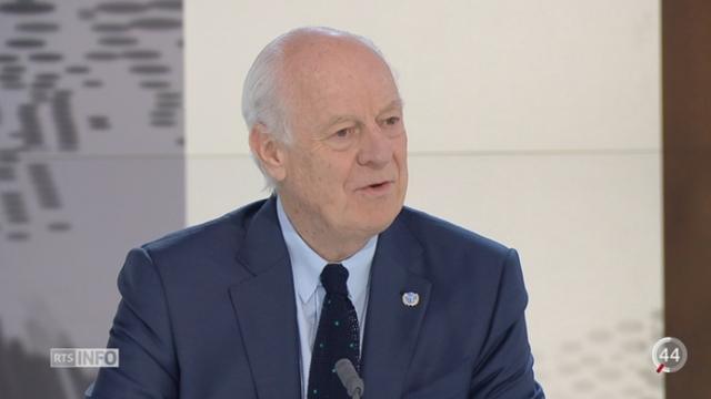 GE - Conflit syrien: entretien avec Staffan de Mistura, Envoyé spécial de l'ONU pour la Syrie