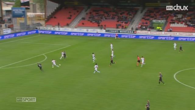 Football - Super League: FC Sion – FC Lugano (3-1) + itw de Geoffrey Bia, milieu de terrain au FC Sion