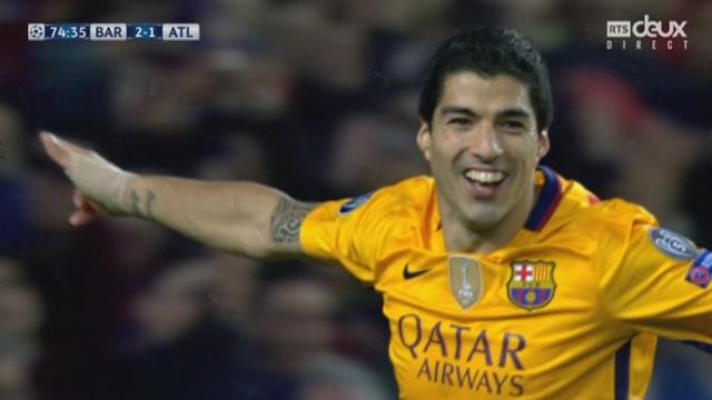 ¼, FC Barcelone – Atl. Madrid (2-1): superbe mouvement collectif conclu par une tête de Suarez