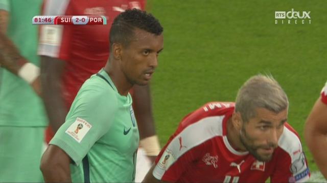Gr. B, Suisse – Portugal (2-0) : Sommer sauvé par le poteau sur cette tête de Nani