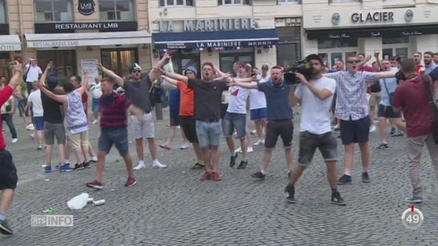 Euro 2016: sept personnes ont été interpellées en marge d'Angleterre-Russie