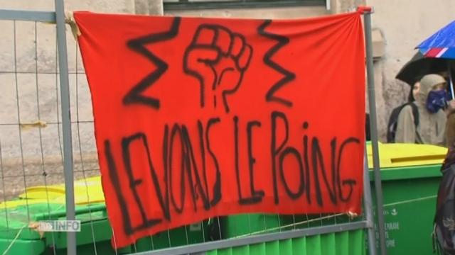 Les étudiants parisiens manifestent contre la loi du travail