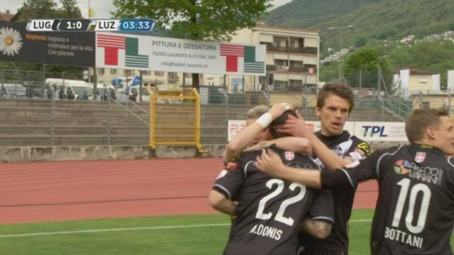Lugano - FC Lucerne (1-0): Donis Anastasios ouvre le score pour les Tessinois d’une tête imparable