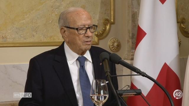 Le président tunisien Béji Caïd Essebsi intègre par erreur la Suisse dans l’UE
