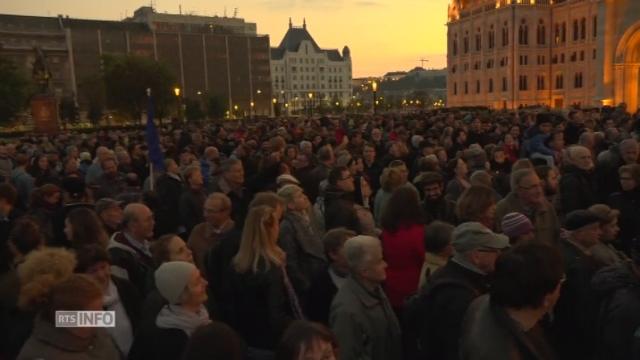 Nouvelles tensions en Hongrie après la suspension du journal d'opposition