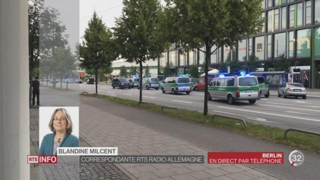 Fusillade à Munich: les précisions par téléphone de Blandine Milcent