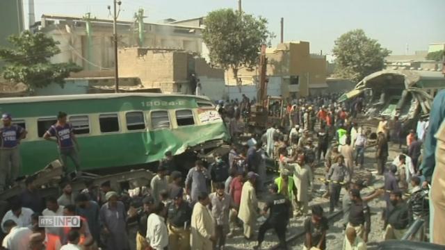 Au moins 17 personnes sont mortes dans une collision de trains au Pakistan