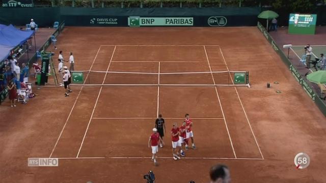Tennis-Coupe Davis: Antoine Bellier permet à la Suisse de se maintenir dans le Groupe mondial