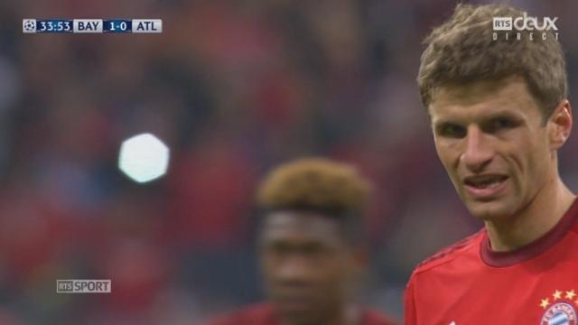 ½, Bayern Munich – Atl. Madrid (1-0): faute de Jimenez dans la surface, Oblak sort le penalty de Müller