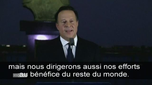 L'annonce du président panaméen Juan Carlos Varela