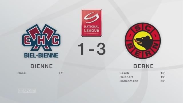 Hockey - LNA : Bienne - Berne (1-3): Bienne ne fait pas le poids contre les Bernois