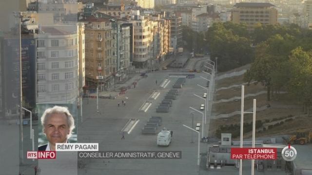 Turquie - Coup d'Etat: la réaction de Rémy Pagani, Conseiller administratif (GE), à Istanbul au moment des faits