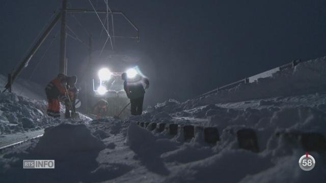 VD: les conditions météos compliquent le déblaiement de la neige sur la ligne des Rochers-de-Naye