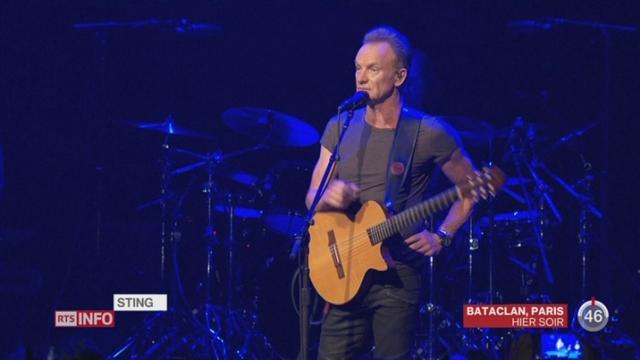 Le Bataclan a rouvert ses portes avec le concert de Sting