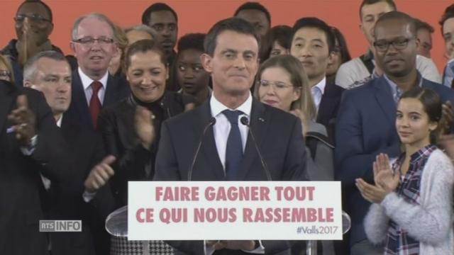 L'annonce de la candidature de Manuel Valls à l'élection présidentielle française