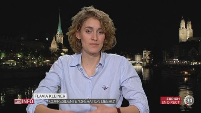 Votations - Mobilisation anti-UDC: entretien avec Flavia Kleiner à Zurich