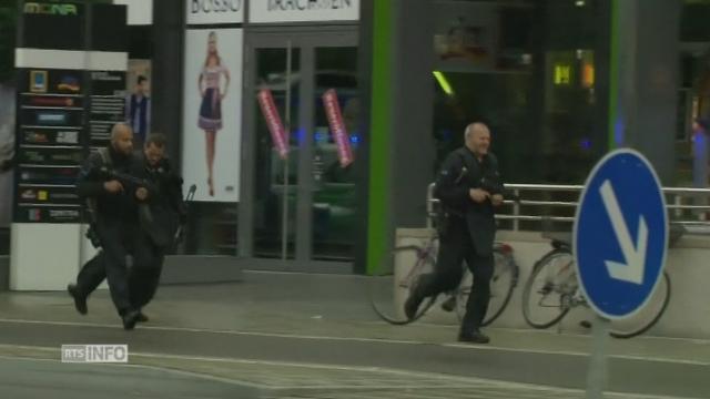 Le centre commercial encerclé par la police à Munich